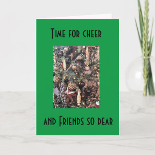 CARTE **TEMPS POUR LES CHERS ET LES AMIS SI CHER** NOËL