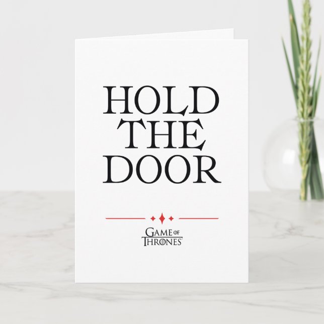 Carte Tenez La Porte (Devant)