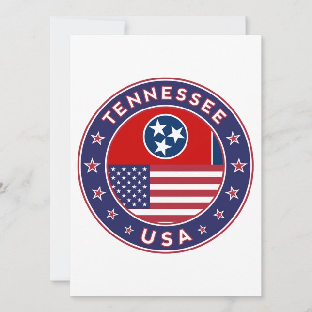 Carte Tennessee (Devant)