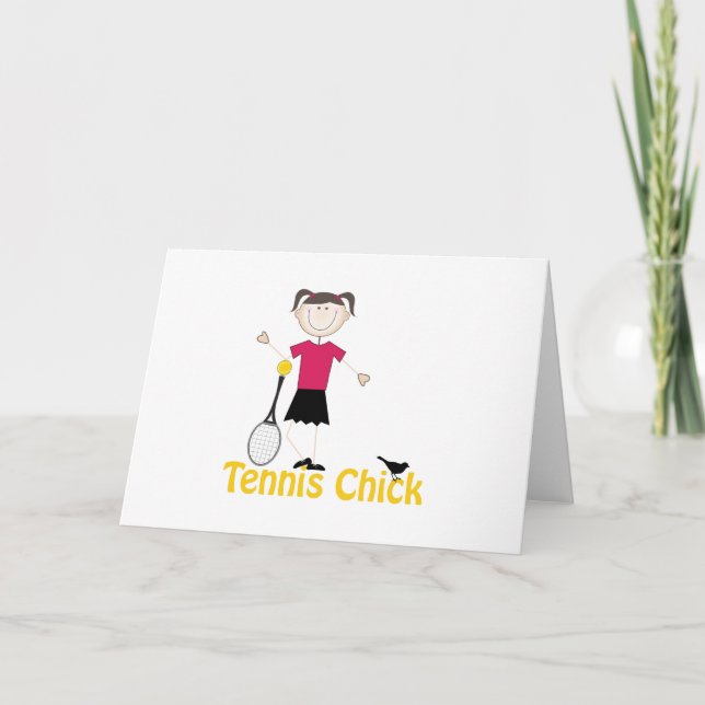 Carte Tennis Chick (Devant)