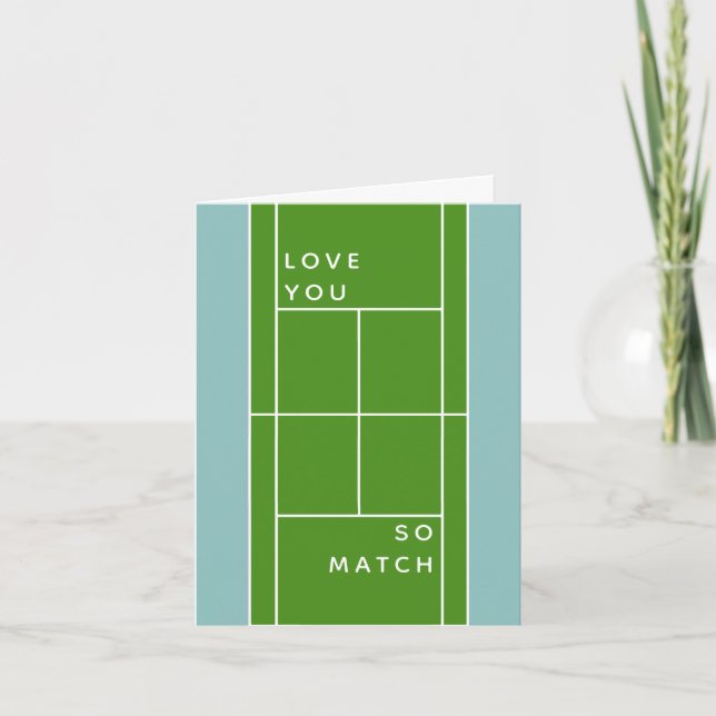 Carte Tennis Lover (Devant)