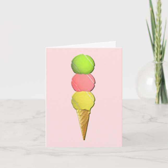 Carte Tennis Vierge (Devant)