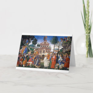 Carte Tentations du Christ, Sandro Botticelli