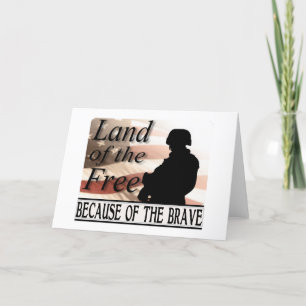 Carte Terre de la liberté grâce aux braves