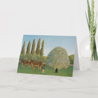 Carte Terre de prairie (Le Pâturage), Henri Rousseau, 19