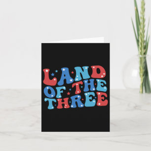 Carte Terre Des Trois 4 juillet Anniversaire Quart De J