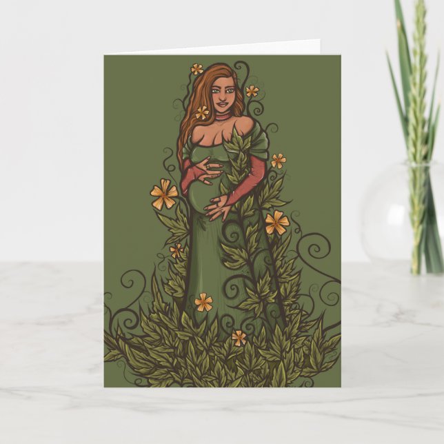 Carte Terre Mère déesse Druid (Devant)