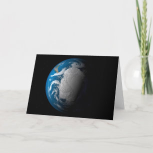 Carte Terre Pleine Montrant Des Nuages Simulés Sur L'Ant