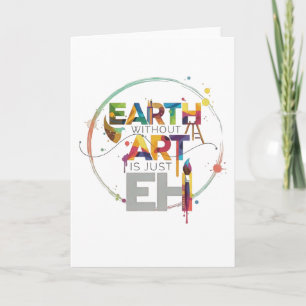 Carte Terre sans art est juste he peintre artiste design