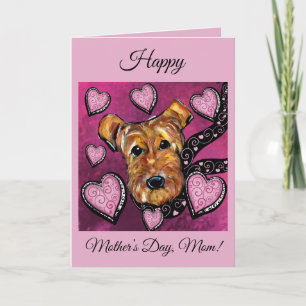 CARTE TERRIER AIREDALE