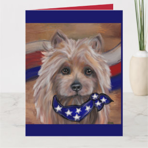 CARTE  TERRIER AUSTRALIEN  