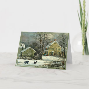 Carte Tervueren écossais Hiver à l'ancienne