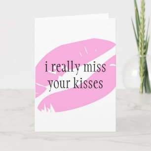 Carte tes baisers me manquent