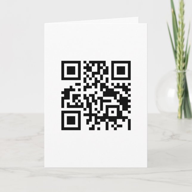 Carte test de code QR (Devant)