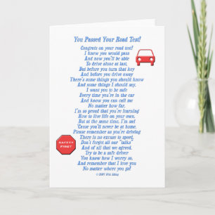 Carte Test routier - Nouveau conducteur