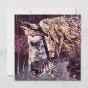 Carte Tête de cheval par Giovanni Boldini, Art ancien