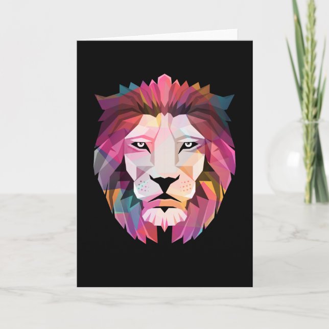 Carte Tête de lion (Devant)