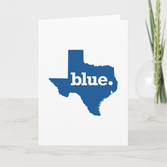 CARTE TEXAS BLUE STATE (Devant)