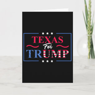Carte Texas Pour Trump - Vote Républicain Pro-trump