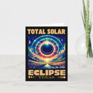 Carte Texas Total Solar Eclipse Avril 8 2024 Texas Solar