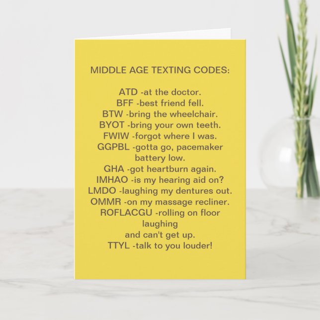 CARTE **TEXTE DU MOYEN ÂGÉ** À L'ANNIVERSAIRE DE LA COLL (Devant)