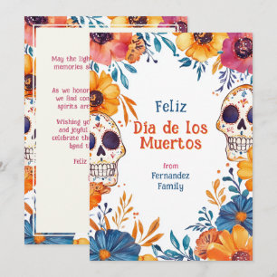 Carte 💀 texte personnalisé Traditions dynamiques