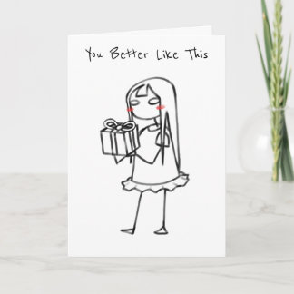 Carte '[Texte personnalisé] Vous allez adorer'
