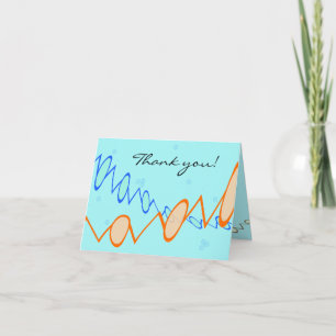 Carte texte personnalisée - PEG avec arrière - pla