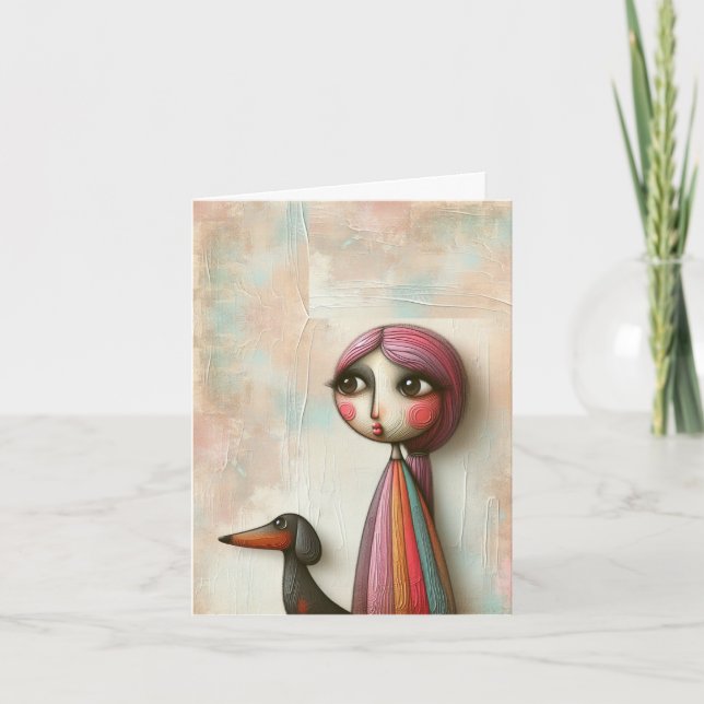 Carte Textes Tribaux Art Moderne Toute Occasion (Devant)