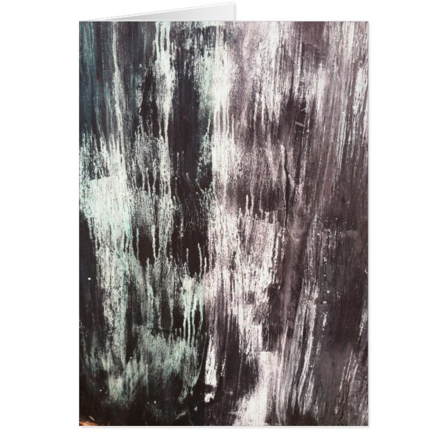 Carte texturisée noire de toile (Devant)