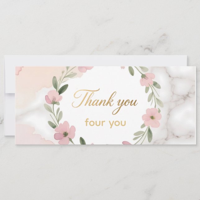 Carte THank you  (Devant)