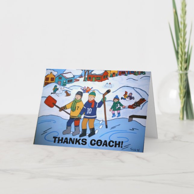 CARTE THANKS COACH (Devant)