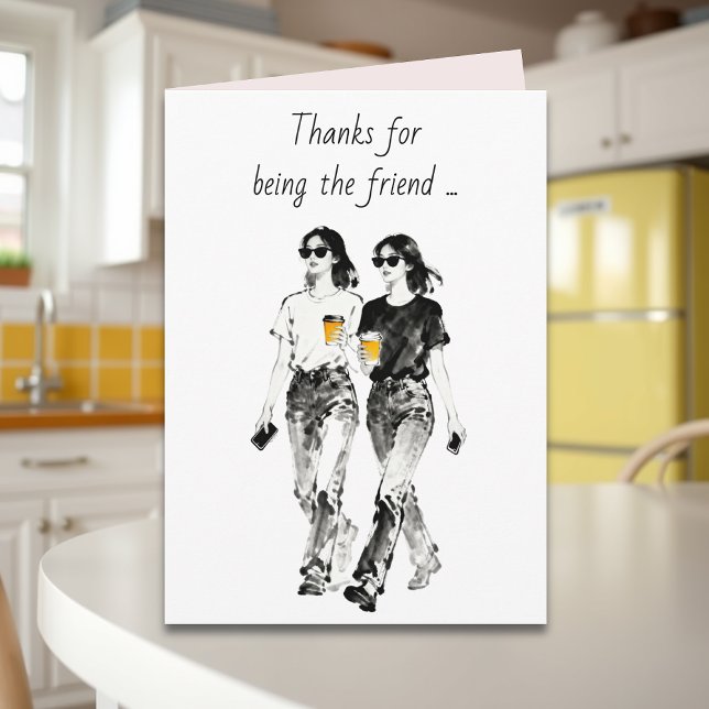 Carte Thanks for Being my Friend that Understands ... (Créateur téléchargé)