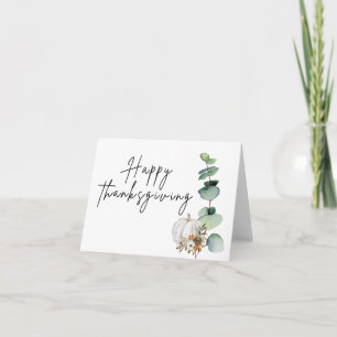 Carte Thanksgiving