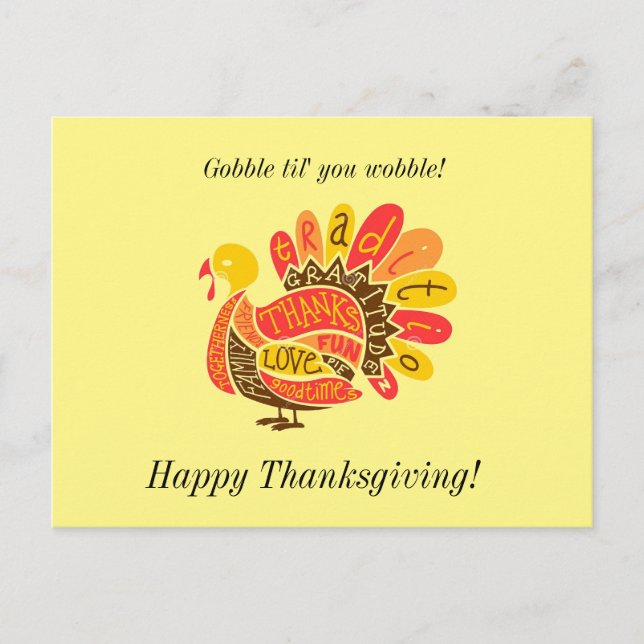 Carte Thanksgiving (Devant)