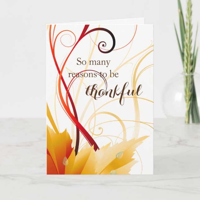 Carte Thanksgiving (Devant)