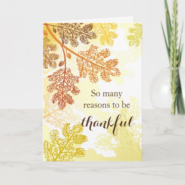 Carte Thanksgiving (Devant)