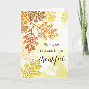 Carte Thanksgiving