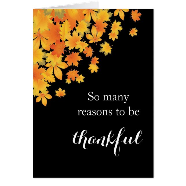 Carte Thanksgiving (Devant)