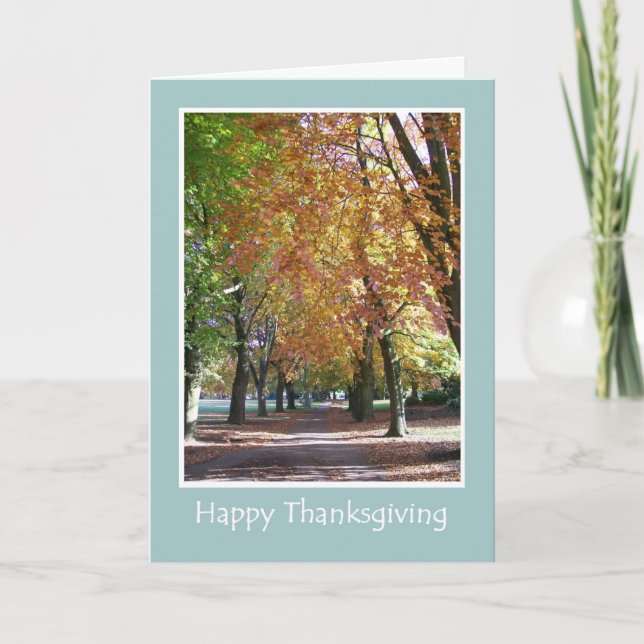 Carte Thanksgiving - Autumn Foliing (Devant)