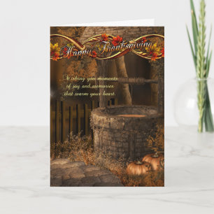Carte Thanksgiving Avec Citrouilles