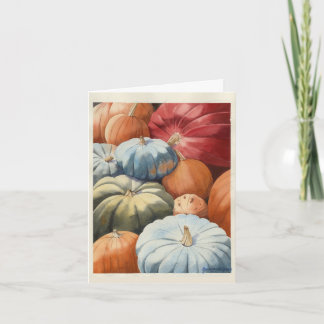 Carte Thanksgiving Pumpkins