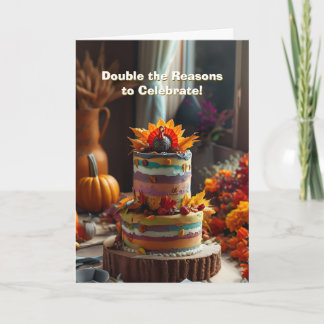 Carte Thanksgiving Rainbow Delthday