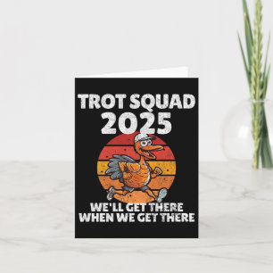 Carte Thanksgiving Running Turkey Trot Squad 2025, Trot