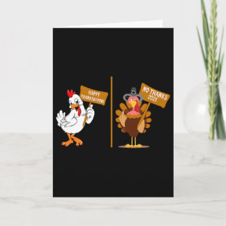 Carte Thanksgiving Turkey No Thanks Grumpy Halloween Fun