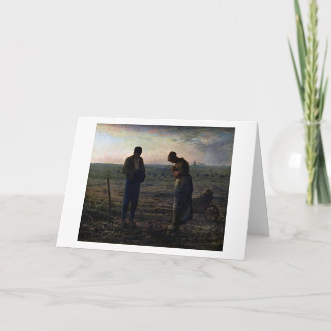 Carte The Angelus, Jean-François Millet, 1857-1859 (Devant)