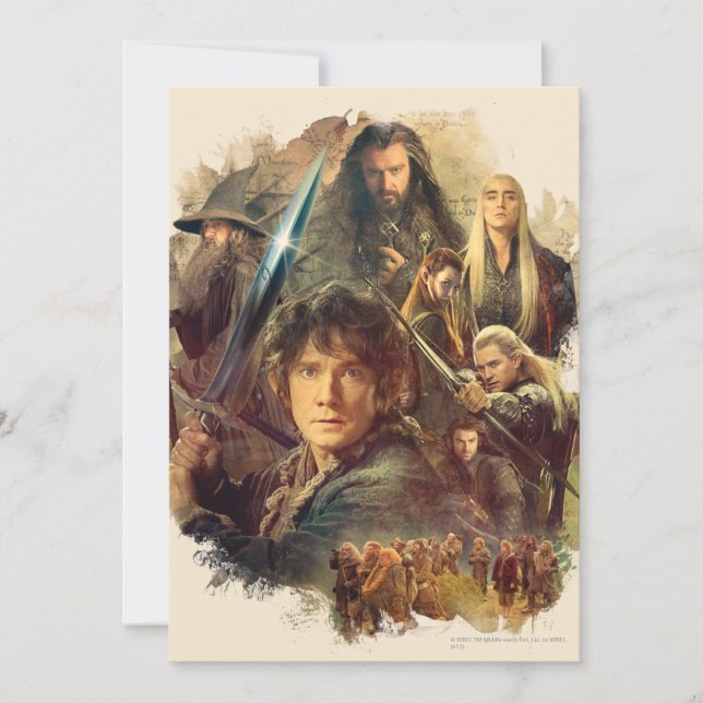 Carte The Company and Elves of Mirkwood (Devant)