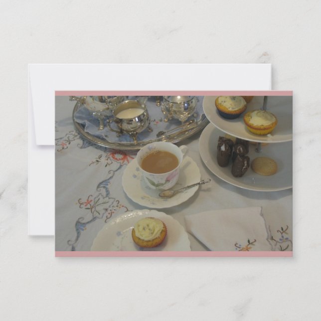 Carte Thé de l'après-midi (Devant)