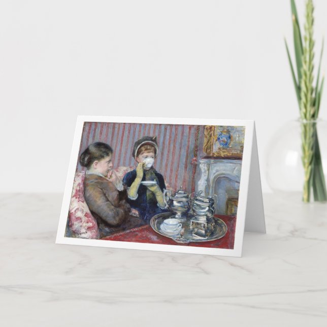 Carte Thé de l'après-midi, Mary Cassatt (Devant)