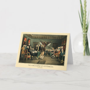 Carte The Declaration of Independence, 1850, Restored